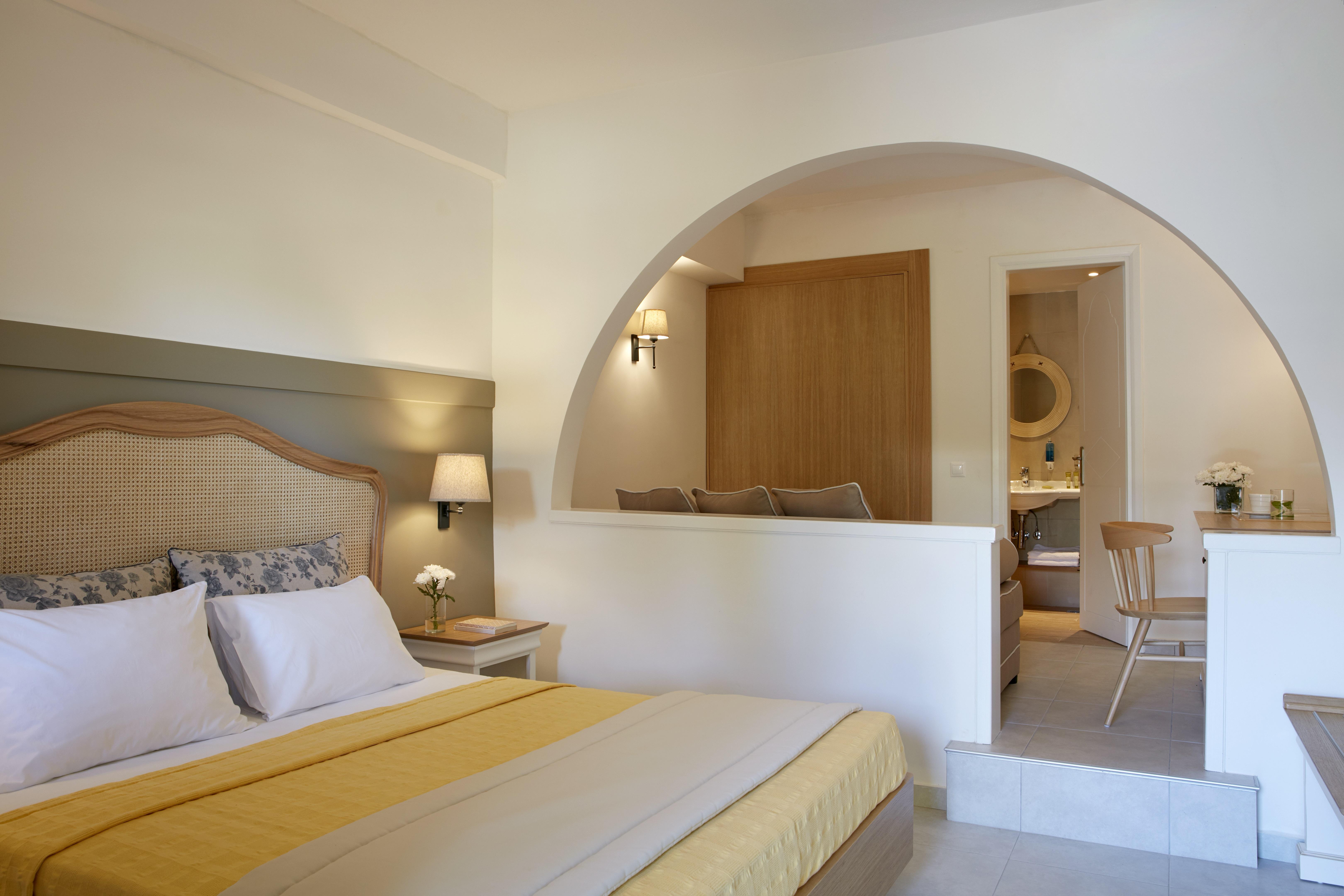 Simantro Beach Sani  Esterno foto A typical room at the hotel