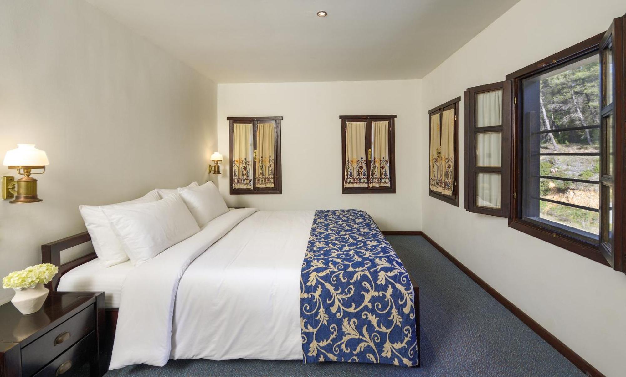Simantro Beach Sani  Camera foto A bedroom at the hotel