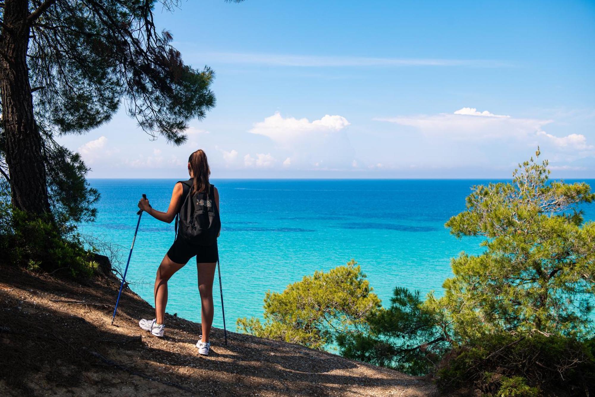 Simantro Beach Sani  Esterno foto Hiking in Crete